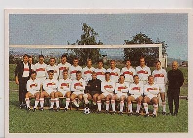 Mannschaft VFB Stuttgart Bergmann Sammelbild 1965-66 Nr. 161