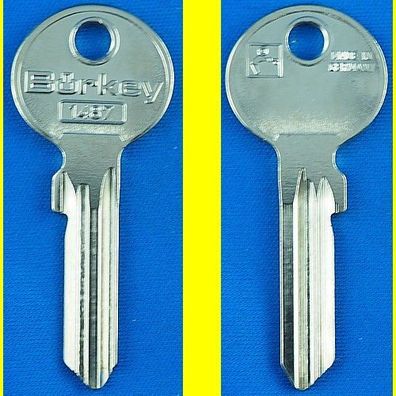 Schlüsselrohling Börkey 1487 für verschiedene Abus, Bonus, Buffo, Cisa, Citadell, Edi