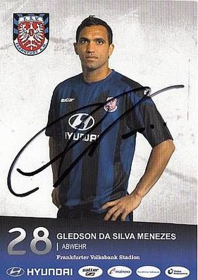 Gledson da Silva Menezes FSV Frankfurt 2011-12 Autogrammkarte + A32735