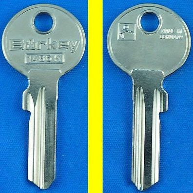 Schlüsselrohling Börkey 1486 K für verschiedene HP Plus, Iseo, Melchert, Würth