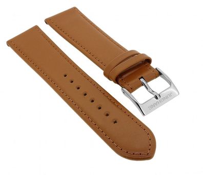 Junghans Meister Handaufzug Uhrenband 20mm Pferdeleder braun 027/3504