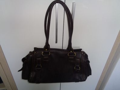 Handtasche für Damen Street life dunkelbraun