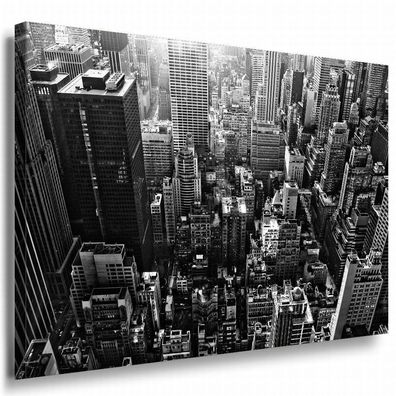 New York Leinwandbild LaraArt Bilder Schwarz Weiß Wandbild