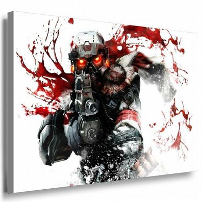 Killzone Shooter Blood Leinwandbild / LaraArt Bilder / Leinwand Bild + Mehrfa...