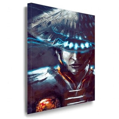 Mortal Kombat Leinwandbild / AK Art Bilder / Mehrfarbig + Kunstdruck Wandbild TOP