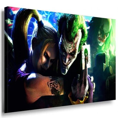 Joker Leinwandbild LaraArt Bilder Mehrfarbig Wandbild FANART Batman