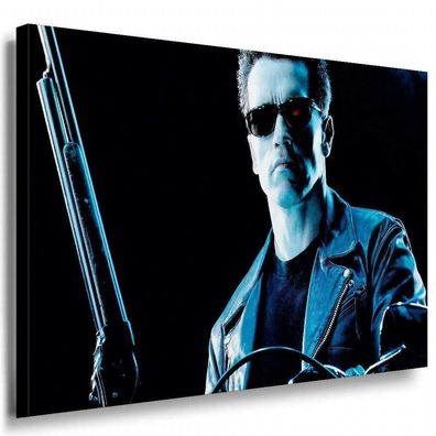Terminator Leinwandbild LaraArt Bilder Schwarz Weiß Wandbild