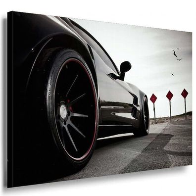 Lamborghini Grün Braun Leinwandbild / AK Art Bilder / Leinwand Bild + Mehrfarbig