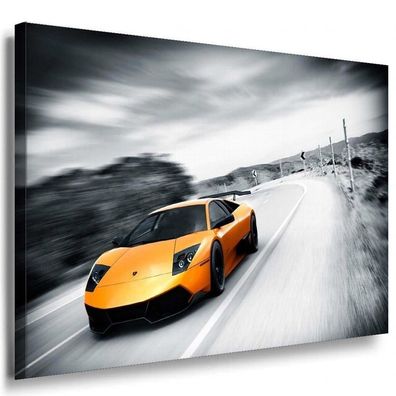 Lamborghini Speed Leinwandbild / AK Art Bilder / Leinwand Bild + Mehrfarbig TOP