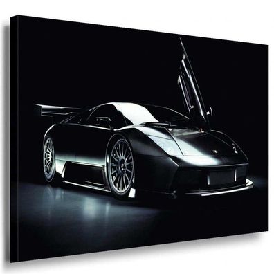 Lamborghini Sport 90er Leinwandbild / LaraArt Bilder / Mehrfarbig + Kunstdruck