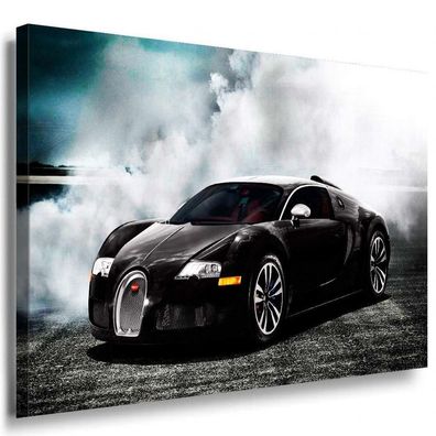 Bugatti Veyron Leinwandbild / AK Art Bilder / Mehrfarbig + Kunstdruck XXL a39