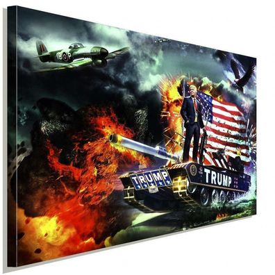 Trump Sieg Präsident Amerika Leinwandbild AK Art Wanddeko Wandbild MadeinGermany