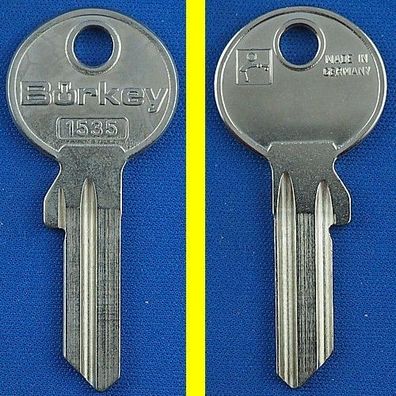 Schlüsselrohling Börkey 1535 für verschiedene ABA, FEB, Schössmetall Profilzylinder