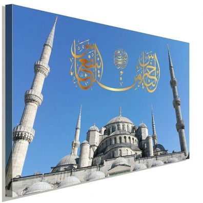Istanbul Blaue Moschee Türkei Islam Leinwandbild AK ART Wanddeko Wandbild XXL