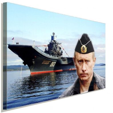 Präsident Putin Admiral LaraArt Studio | Premium Kunstdruck Made in Germany XXL