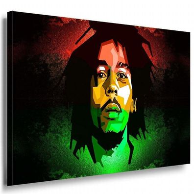 Bob Marley Leinwandbild AK Art Bilder Mehrfarbig Kunstdruck Wandbild Wanddekko