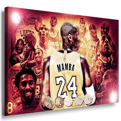 NBA Stars Leinwandbild AK Art Bilder Mehrfarbig Wandbild Wanddeko Kunstdruck XXL