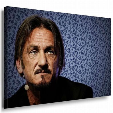 Sean Penn Leinwandbild AK Art Bilder Mehrfarbig Wandbild Kunstdruck Wanddeko