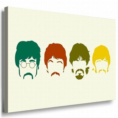 The Beatles Leinwandbild AK Art Bilder Mehrfarbig Wandbild Wanddeko Kunstdruck