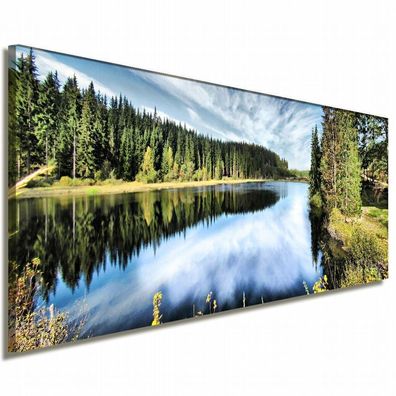 Östereich Leinwandbild AK Art Bilder Mehrfarbig Wandbild Kunstdruck Panorama XXL