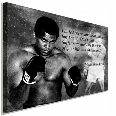 Muhammad Ali Leinwandbild AK Art Bilder Wanddeko Wandbild Kunstdruck Wanddeko