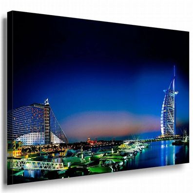 Dubai Leinwandbild AK Art Bilder Mehrfarbig Wandbild Kunstdruck Wanddeko TOP XXL