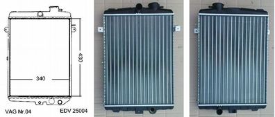 NEU + Kühler > VW Passat ( 32 > 1.3/1.5/1.6 > SG/Auto/Kli ] 321121253 A 823121251 C D
