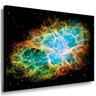 Ares Galaxie Explosion Leinwandbild AK Art Bilder Mehrfarbig Kunstdruck Wandbild