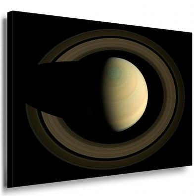 Saturn Oben Leinwandbild AK Art Bilder Mehrfarbig Kunstdruck Wandbild Wanddeko