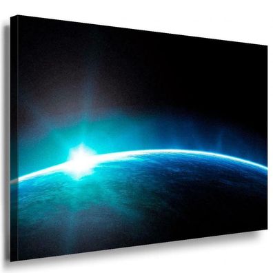 Weltall Planet AK ART Leinwandbilder Mehrfahrbig Kunstdruck Wandbild Wanddeko