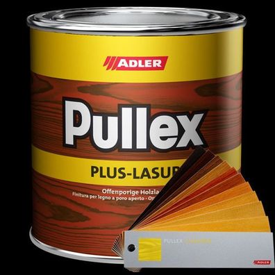 23,6 €/ L Adler PULLEX Plus Lasur 2,5 Liter - Holzschutz - Standard-Farben neu + alt