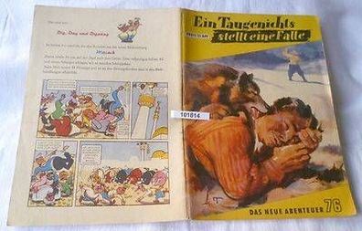 Mosaik Digedags Reklame in "Das neue Abenteuer" Nr.76 von 1955