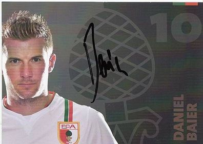 Daniel Baier FC Augsburg 2012-13 Autogrammkarte + A33023