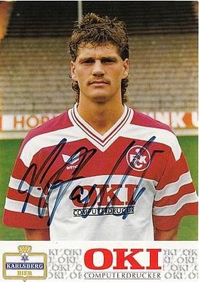Joachim Stadler 1. FC Kaiserslauter 1989-90 Autogrammkarte + A33014