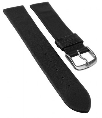 Minott Clip Uhrenarmband | Leder schwarz mit Dornchließe 32559S