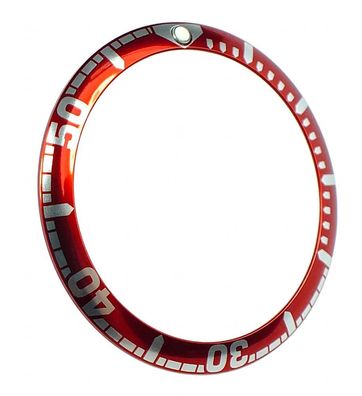 Festina Chronograph Lünette | Edelstahl in rot | für F16574 F16564