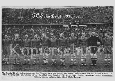 FC Schalke 04 + +1936-37 + + Super Mannschaftskarte