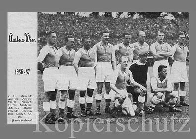 Austria Wien + +1936-37 + + Super Mannschaftskarte