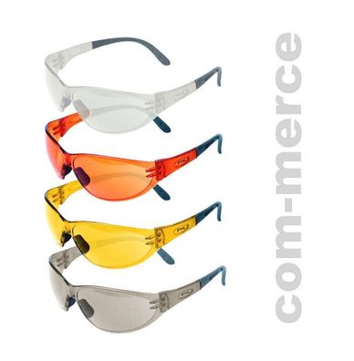 Stihl Schutzbrille Contrast Brille, klar, getönt, orange, gelb