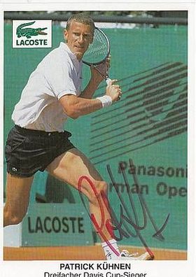 Patrick Kühnen Autogrammkarte Original Signiert Tennis + A33219