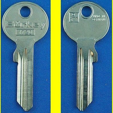Schlüsselrohling Börkey 1720 für verschiedene Classic Profilzylinder