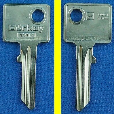 Schlüsselrohling Börkey 1703 für verschiedene Burgwächter Vorhängeschlösser ...