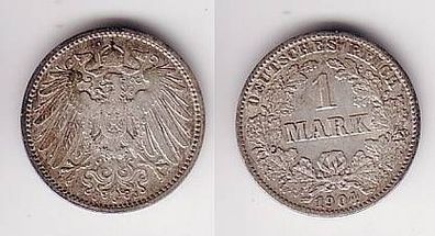 1 Mark Silber Münze Deutsches Kaiserreich 1904 J