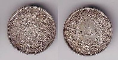 1 Mark Silber Münze Deutsches Kaiserreich 1908 E