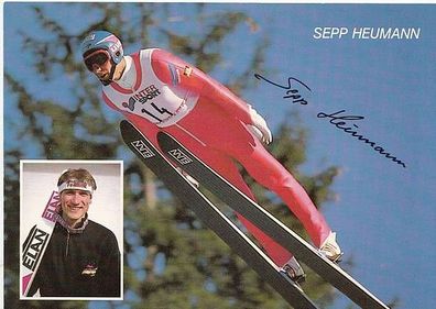 Sepp Heumann Autogrammkarte Original Signiert Skispringen + A33310