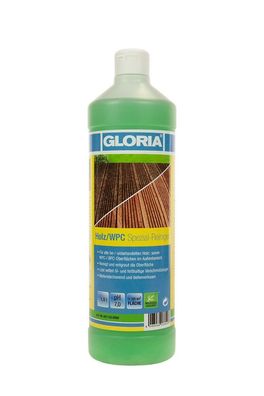 GLORIA Holz / WPC Spezial - Reiniger Konzentrat 1L für Holz für Multibrush