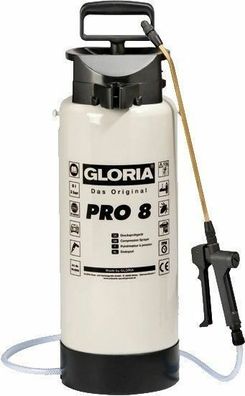 GLORIA PRO8 - Drucksprühgerät Sprühgerät für Bauchemikalien Baustelle Ölfest