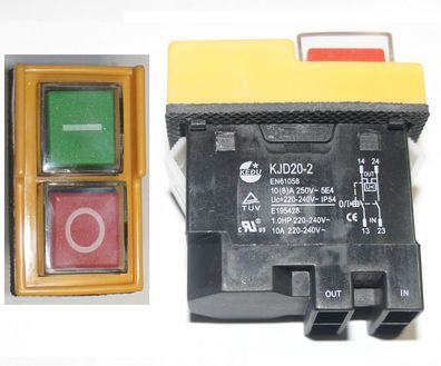 Schalter Scheppach SD1600 , SD1600F & Deco-flex - Dekupiersäge - KEDU KJD 20-2