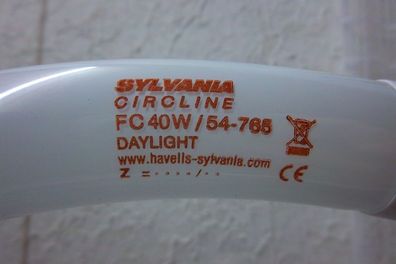 Sylvania CircLine FC40W/54-765 DayLight 40 w Circular Ring Lamp g10q FC 40w / 54-765