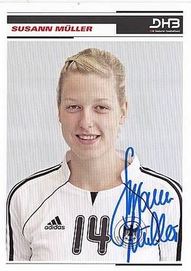 Susann Müller DHB AK TOP Original Signiert Handball + A33491